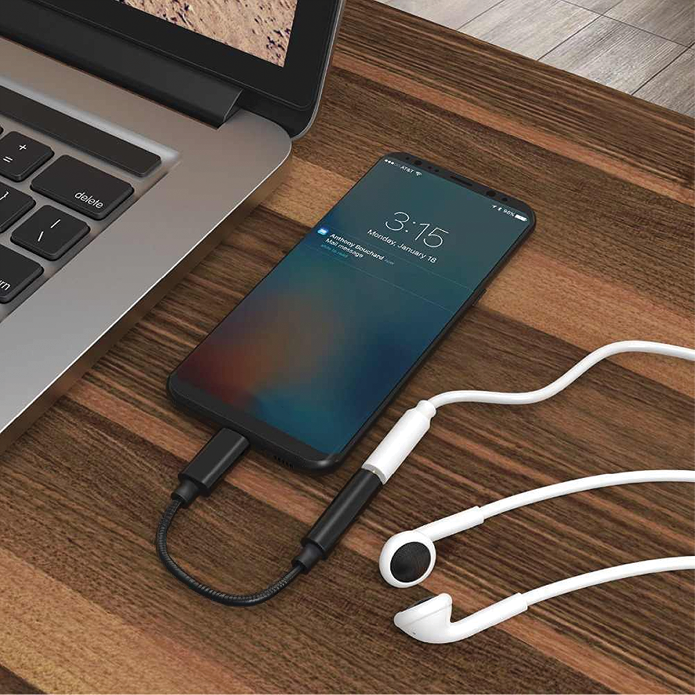 Headphone Jack Adapter (3.5mm to USB-C)