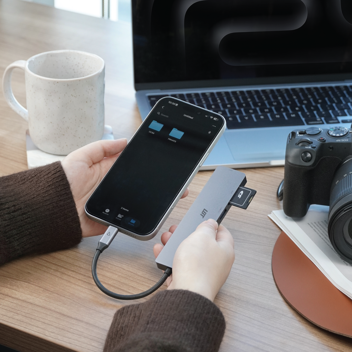 7-in-1 USB-C Hub for Phones and Laptops