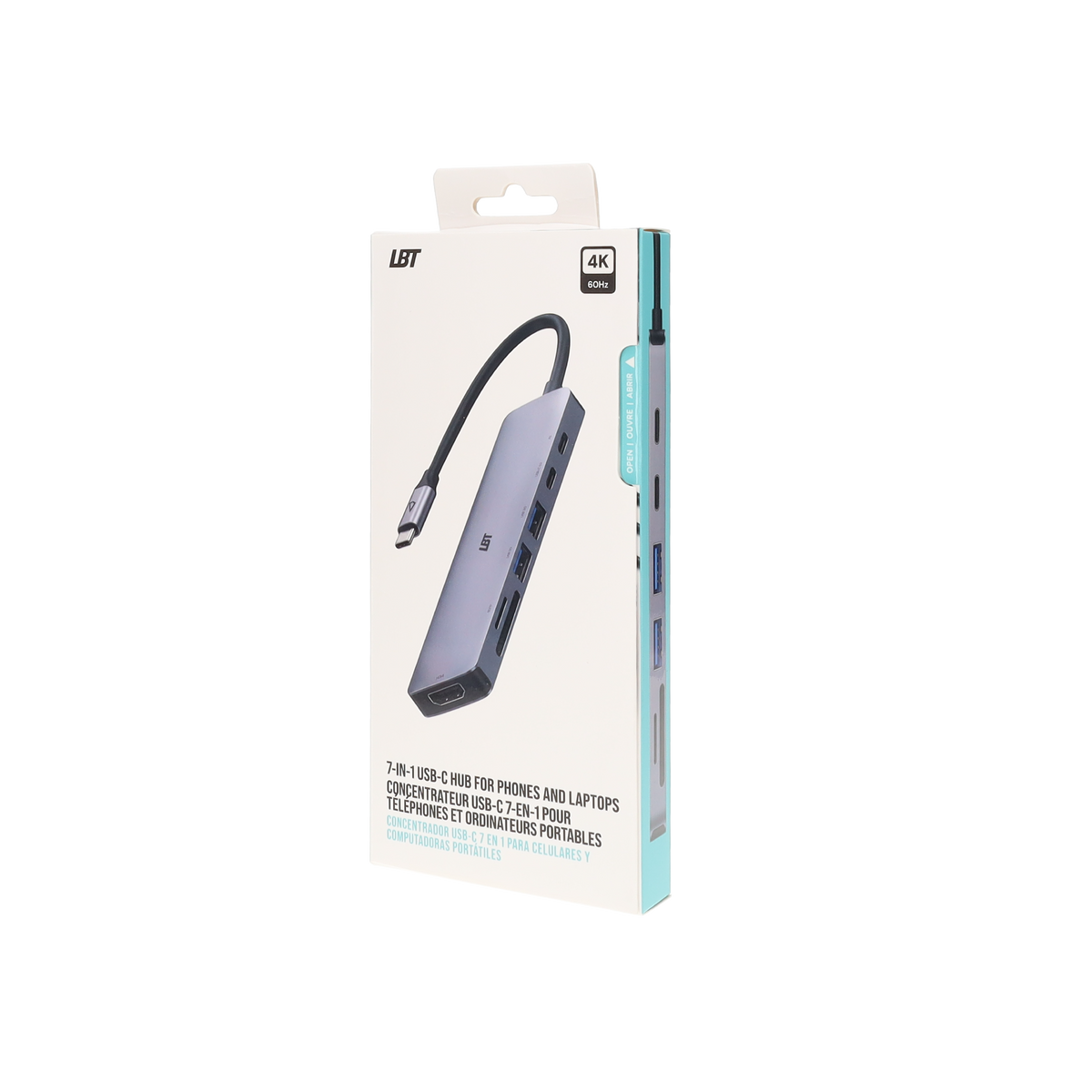 7-in-1 USB-C Hub for Phones and Laptops