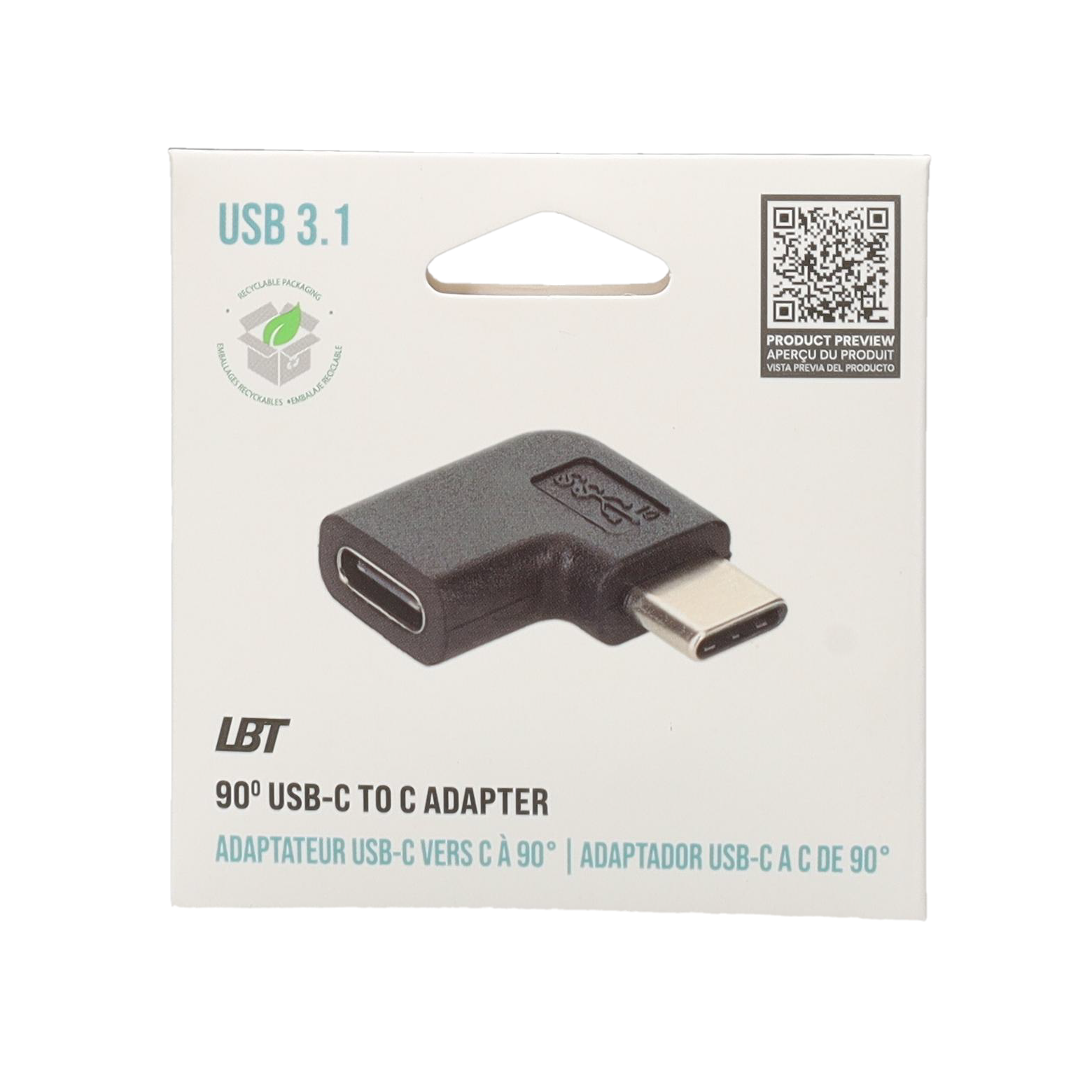 90° USB-C to C Adapter