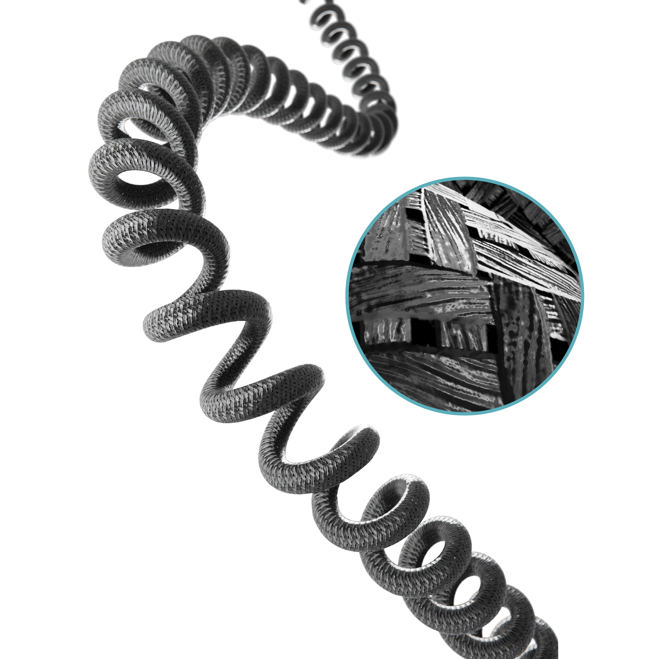 4FT Coiled Cable (USB C-C)