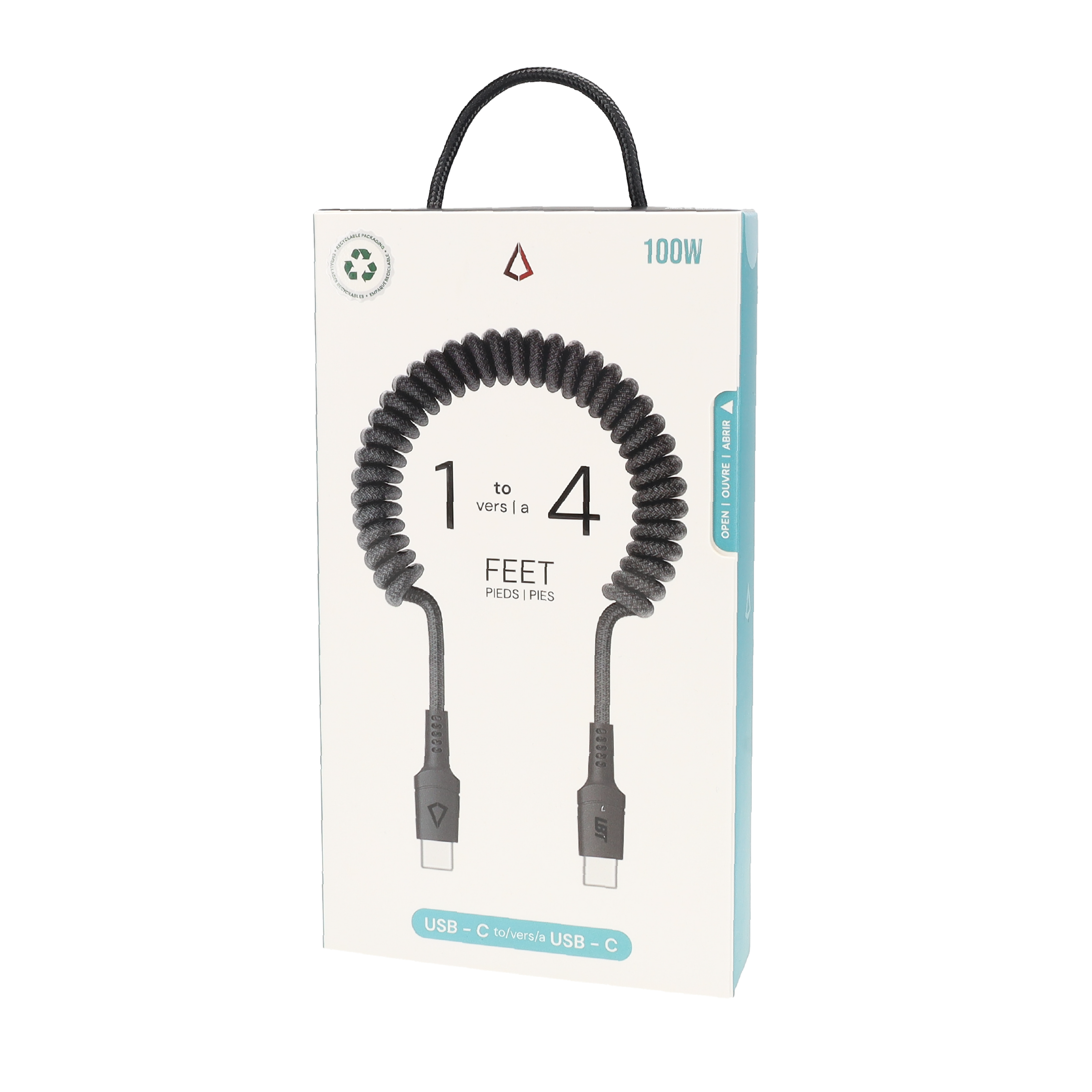 4FT Coiled Cable (USB C-C)