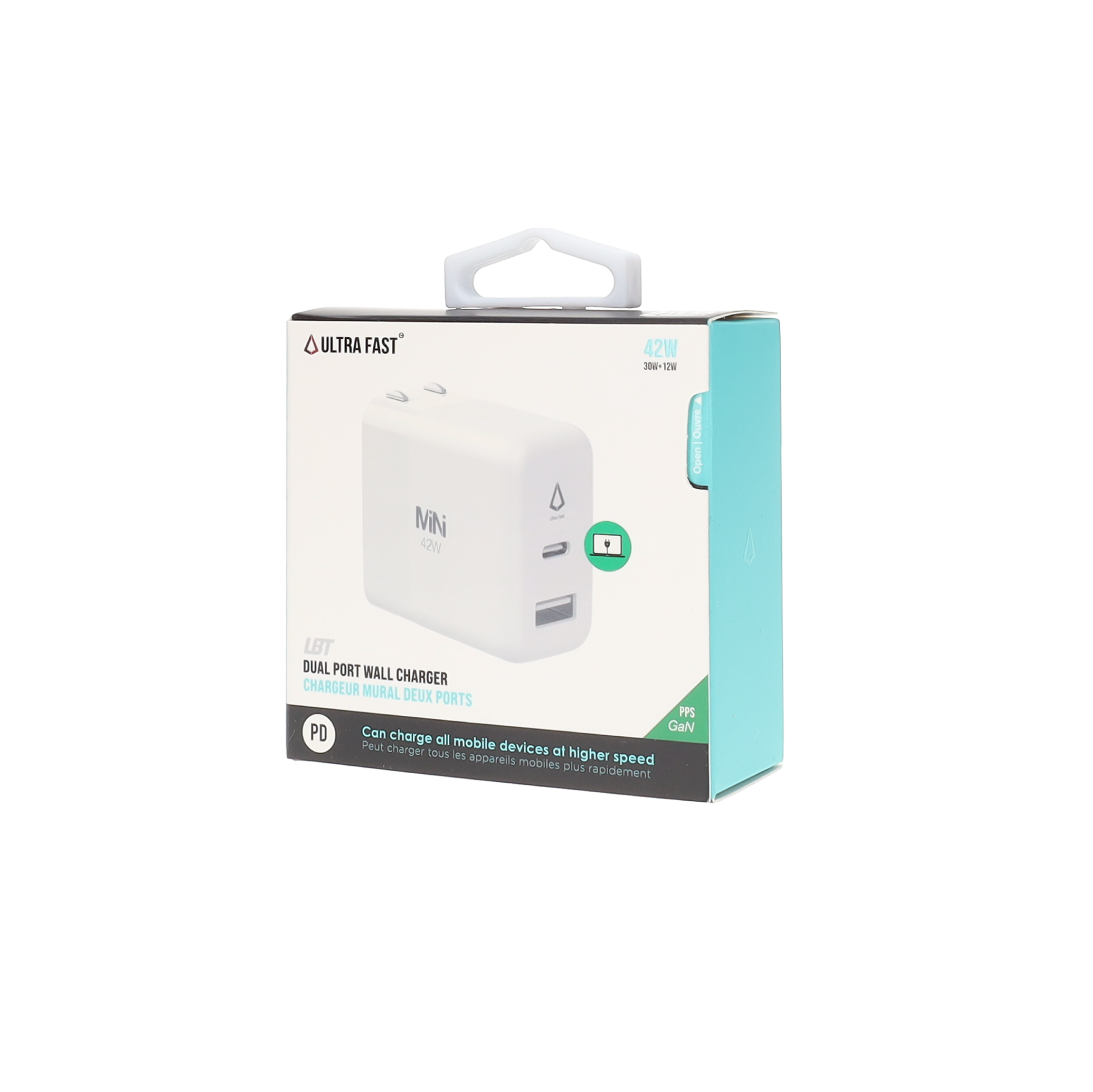 42W Dual-Port GaN PD Wall Charger (MiNi)