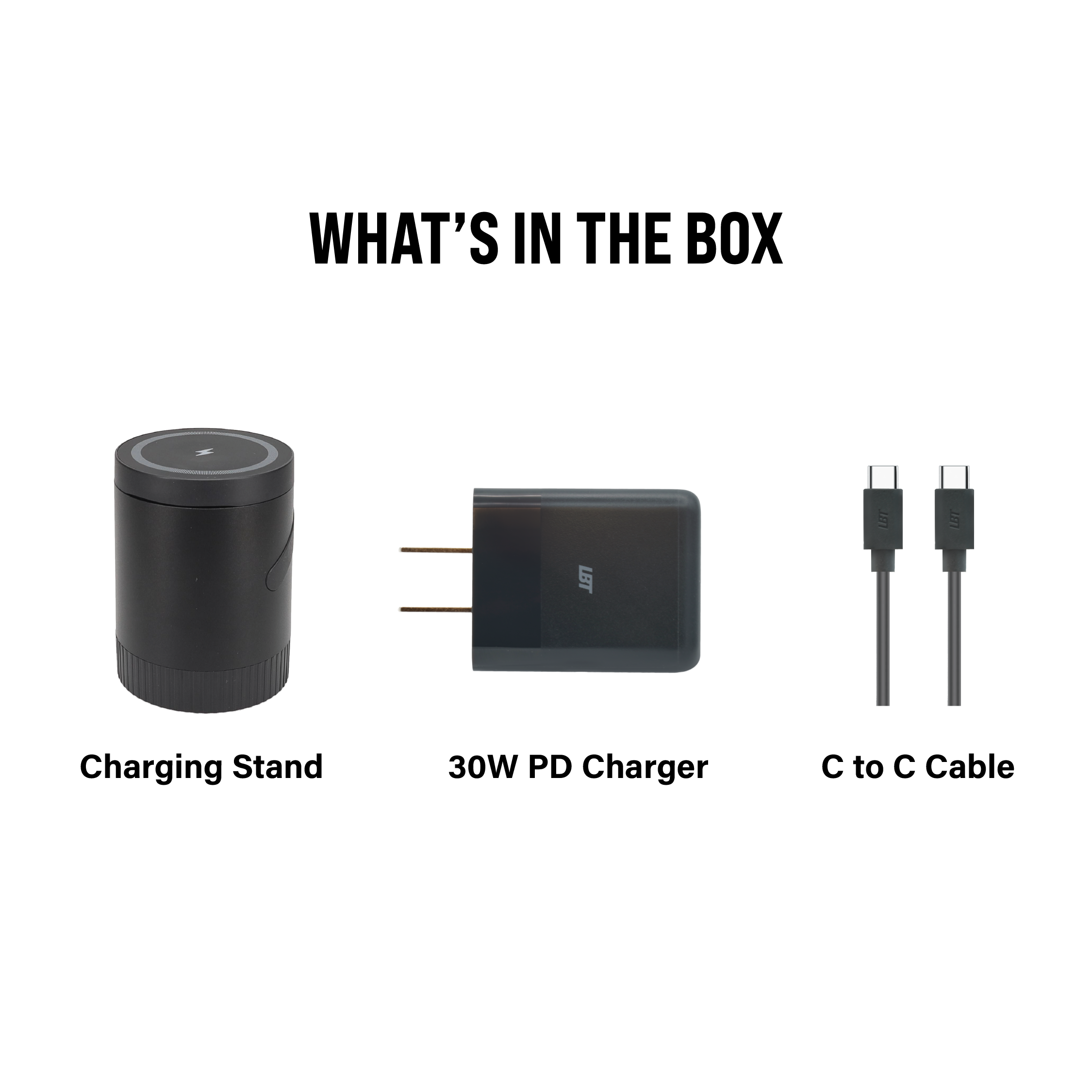 15W Mag Stream 3-in-1 Rotating Charging Station