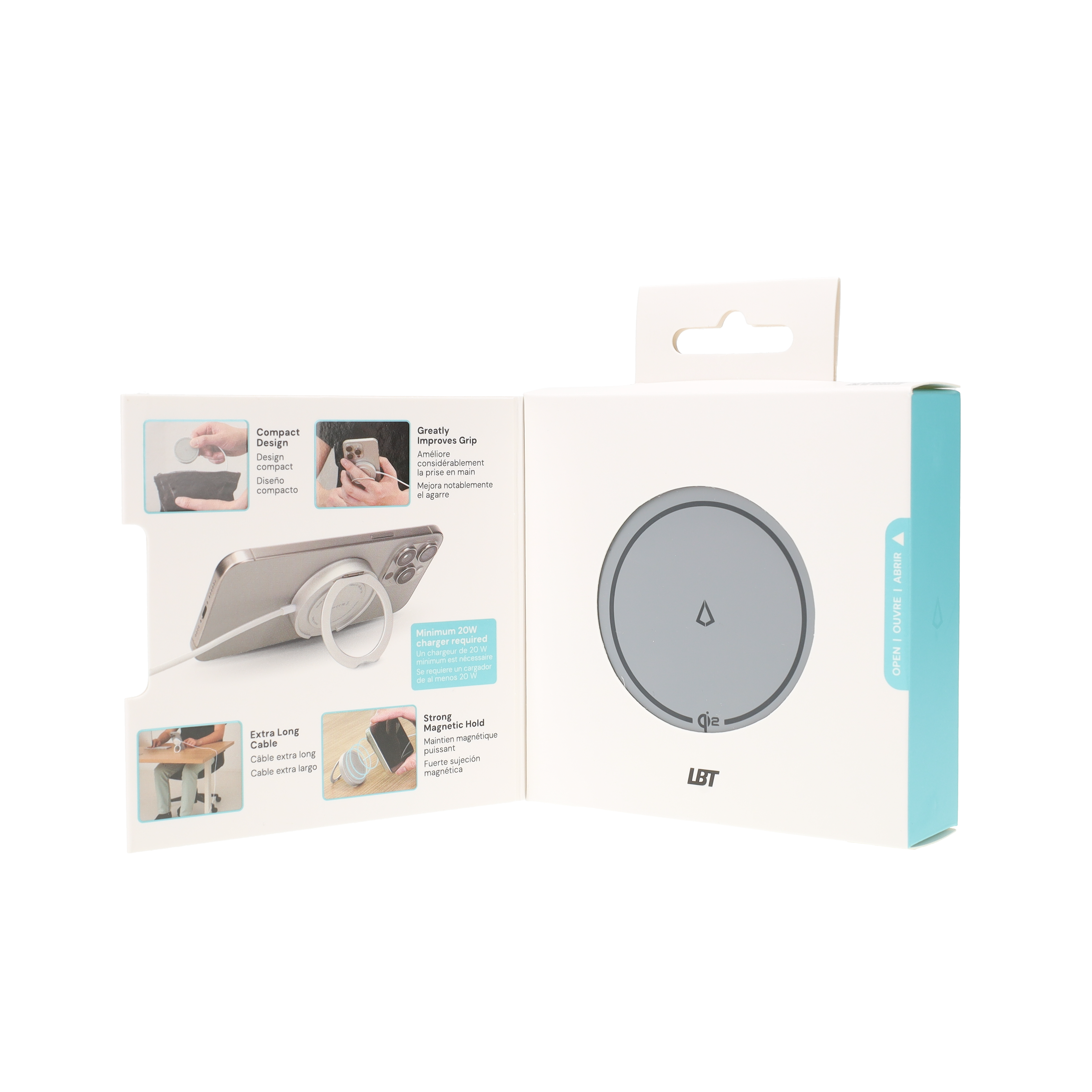 15W Magnetic Wireless Charger (with 6FT USB-C Cable)