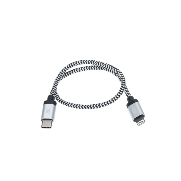 1 Ft. Braided Cable (USB-C to Lightning Cable)
