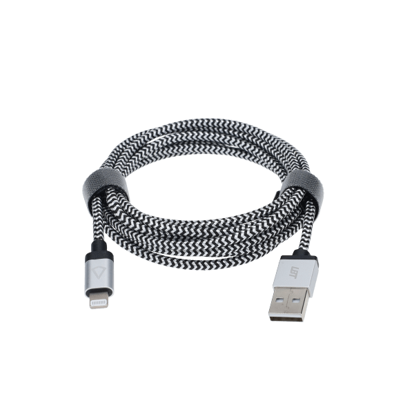 7 Ft. Braided Cable (USB-A to Lightning Cable)