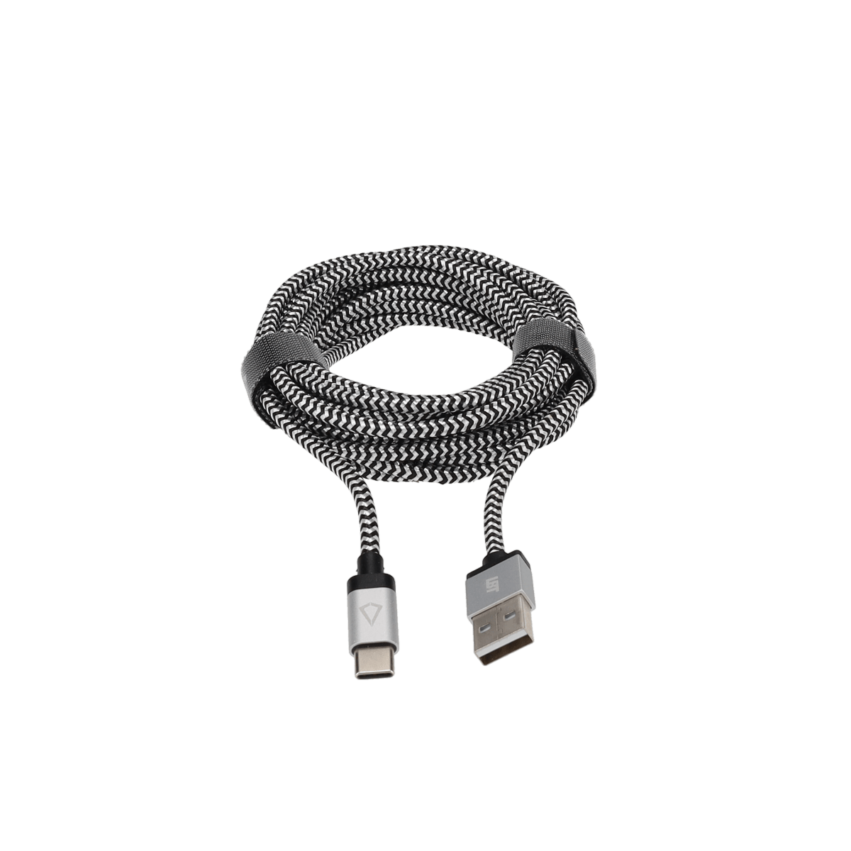 10 Ft. Braided Cable (USB-A to USB-C Cable)