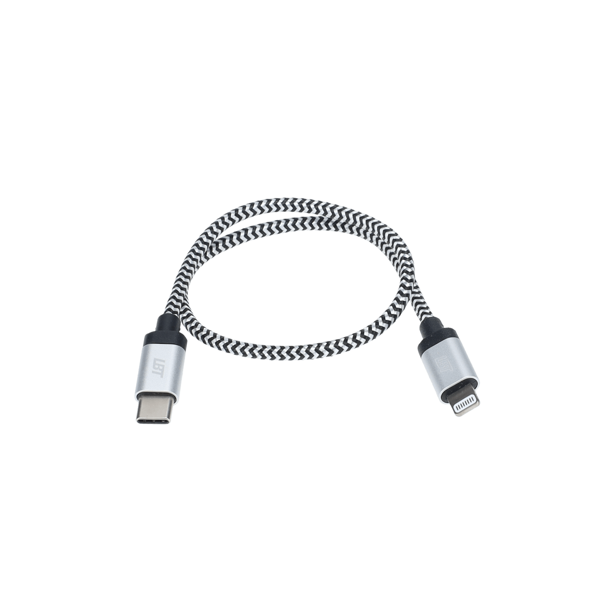 1 ft Braided Cable (USB-C to Lightning Cable)