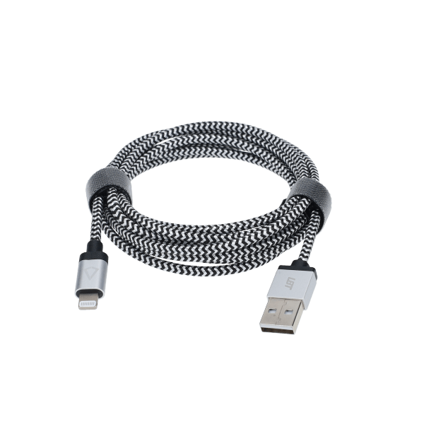 7 Ft. Braided Cable (USB-A to Lightning Cable)