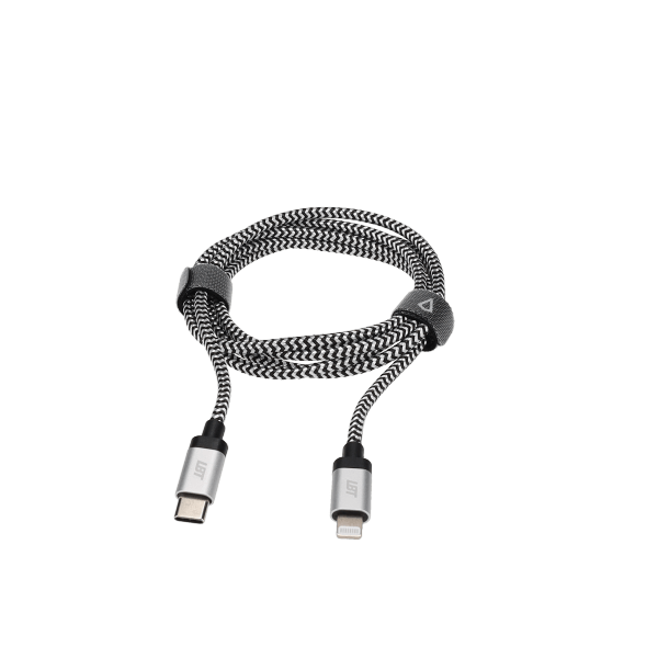 4 Ft. Braided Cable (USB-C to Lightning Cable)