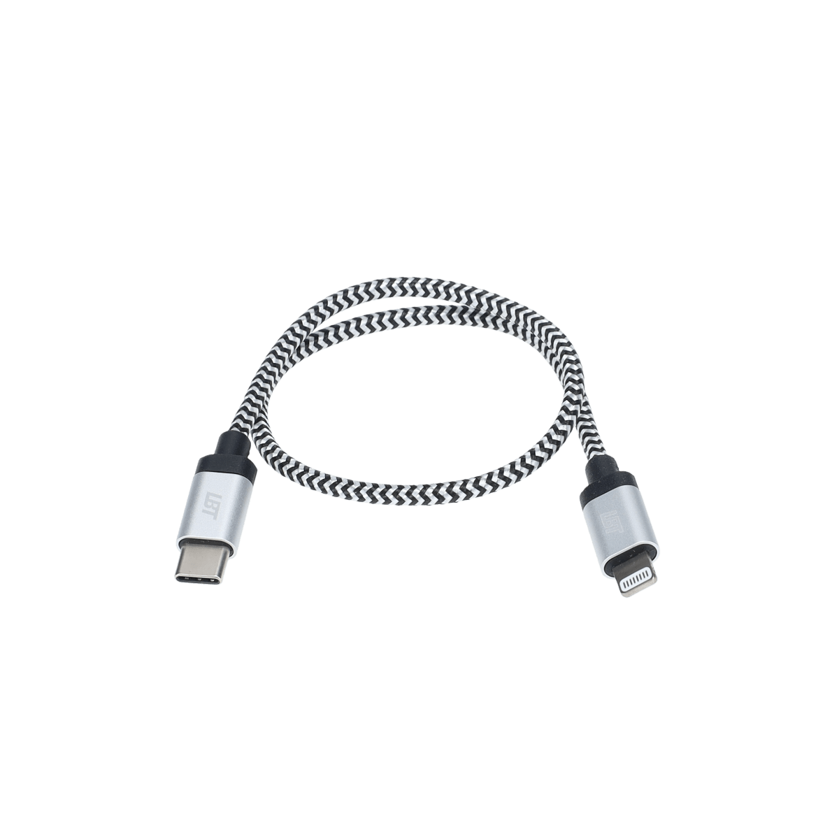 1 ft Braided Cable (USB-C to Lightning Cable)