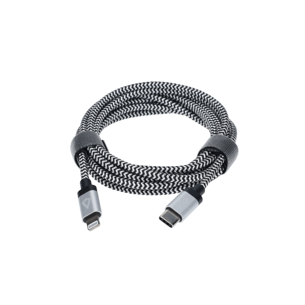 7 Ft. Braided Cable (USB-C to Lightning Cable)