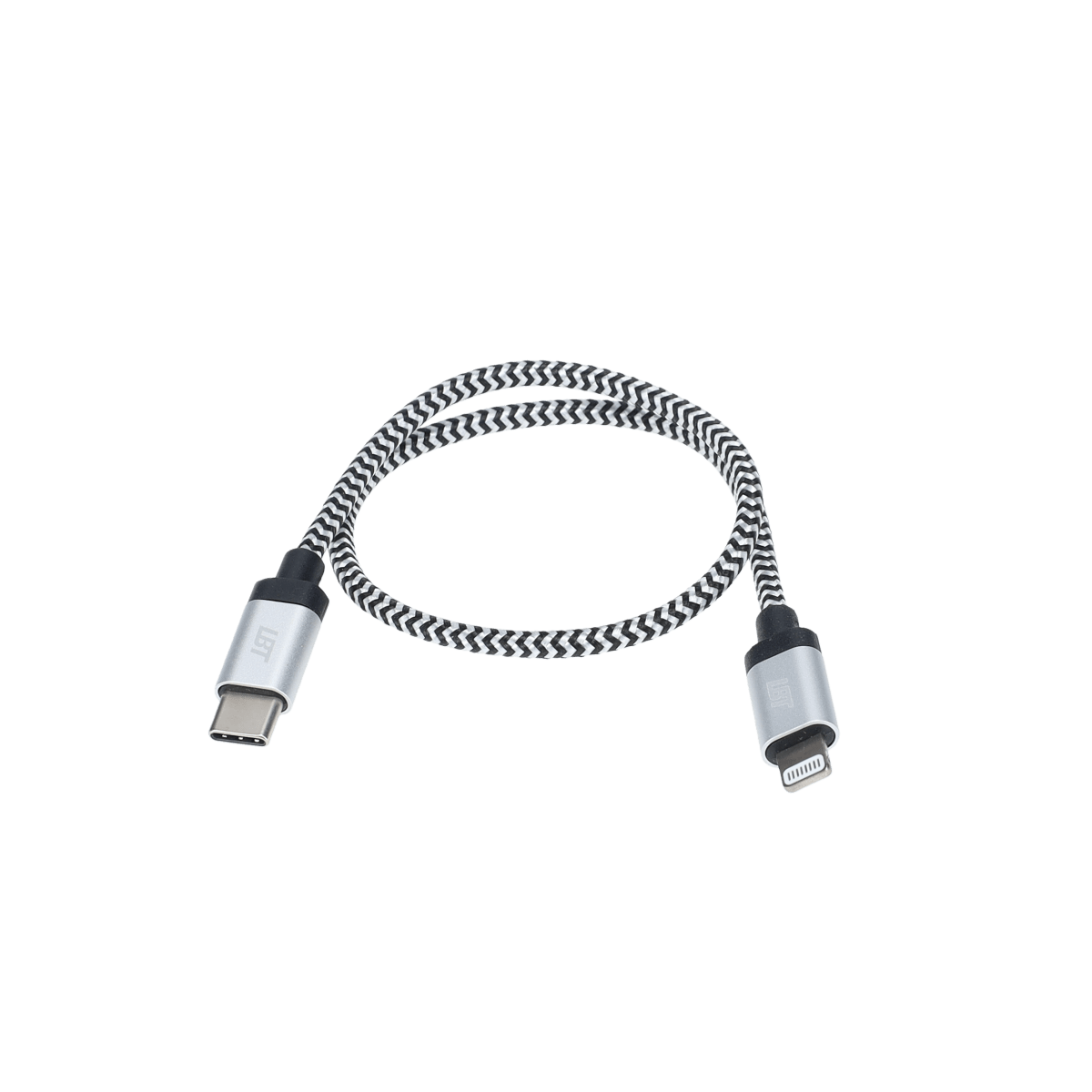 1 ft Braided Cable (USB-C to Lightning Cable)