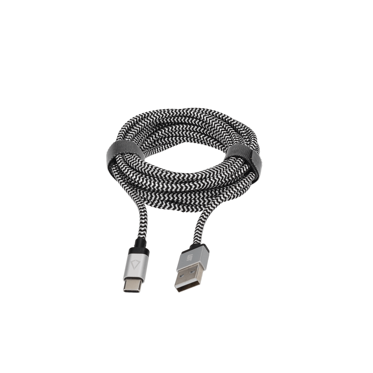 10 Ft. Braided Cable (USB-A to USB-C Cable)