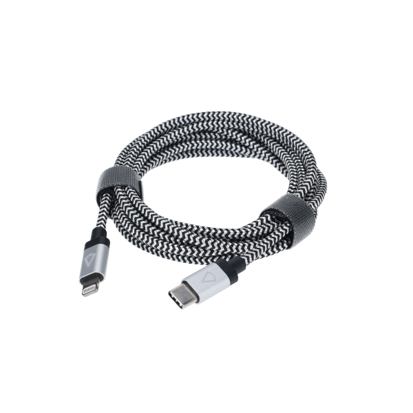 7 Ft. Braided Cable (USB-C to Lightning Cable)