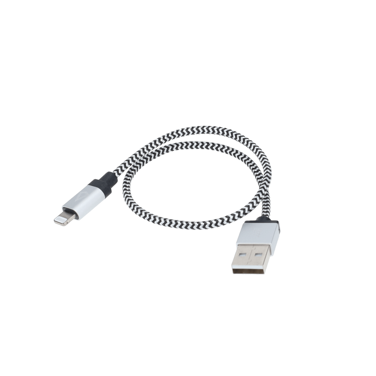 1 ft Braided Cable (USB-A to Lightning Cable)