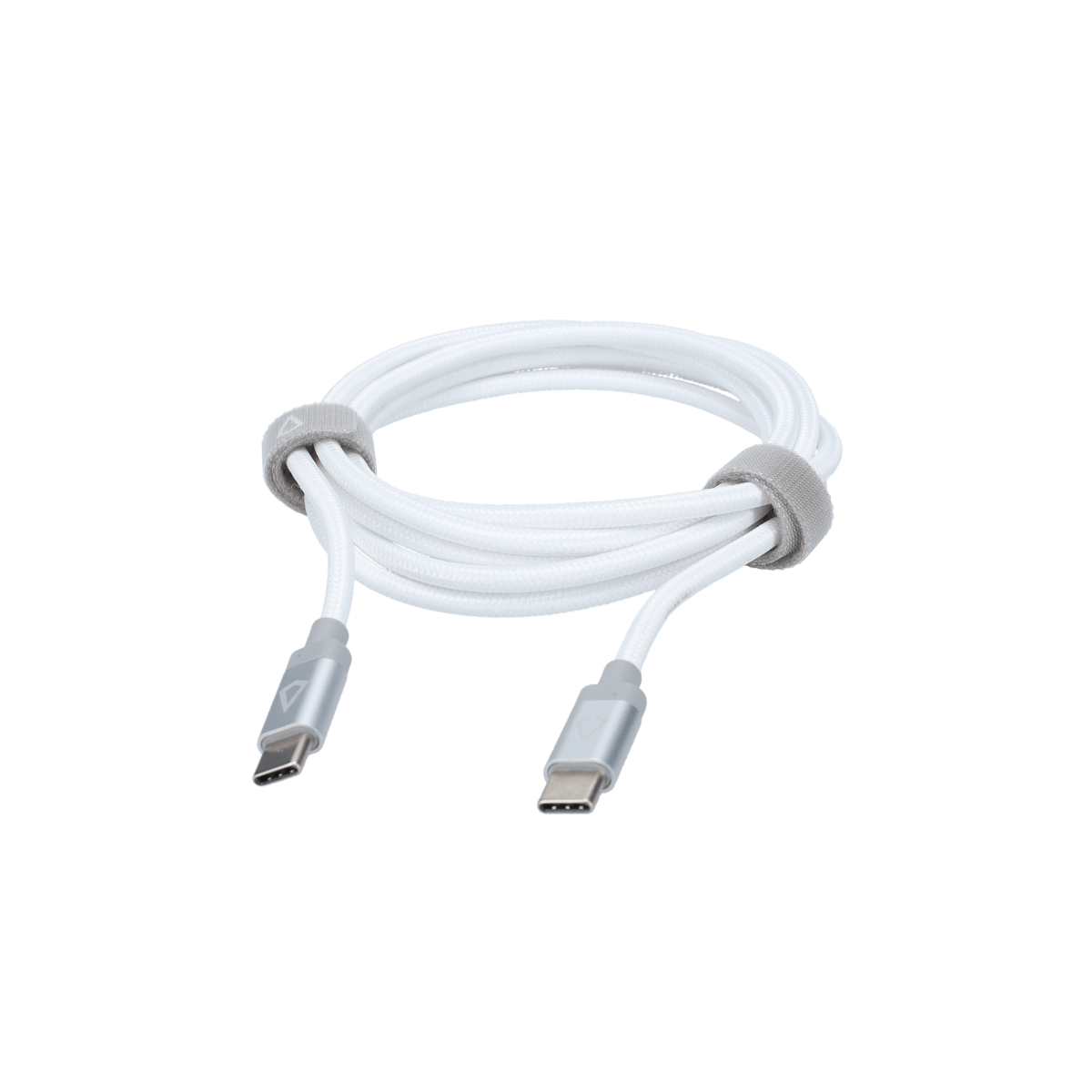 5 Ft. Braided White Cable (USB-C to USB-C)