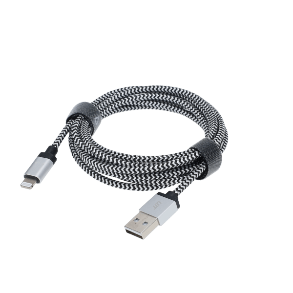 7 Ft. Braided Cable (USB-A to Lightning Cable)