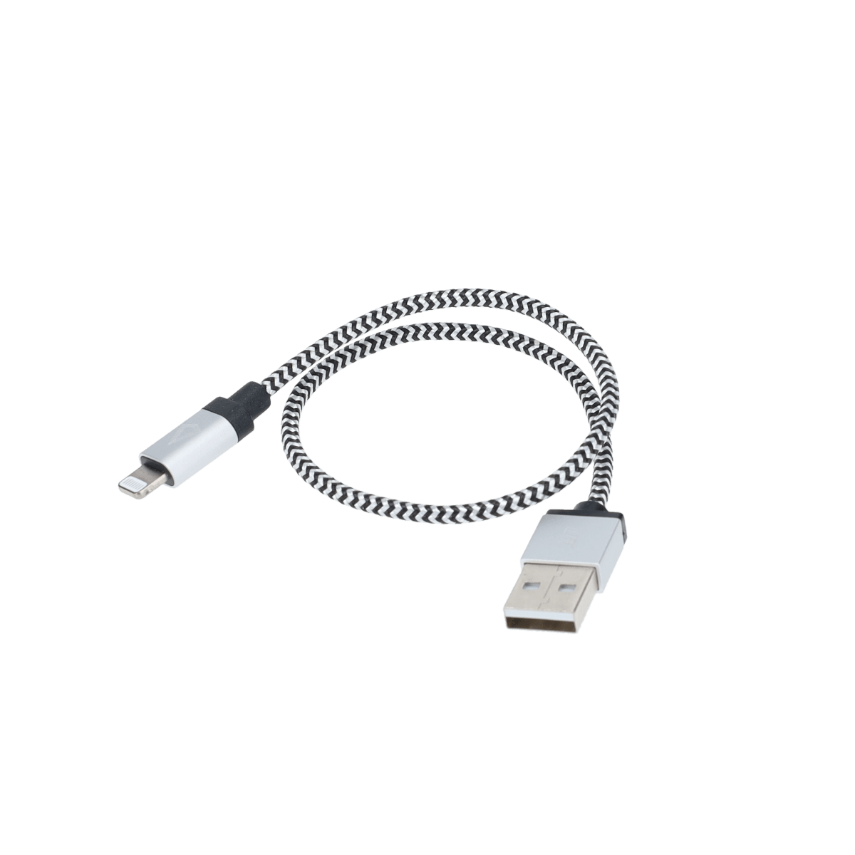 1 ft Braided Cable (USB-A to Lightning Cable)