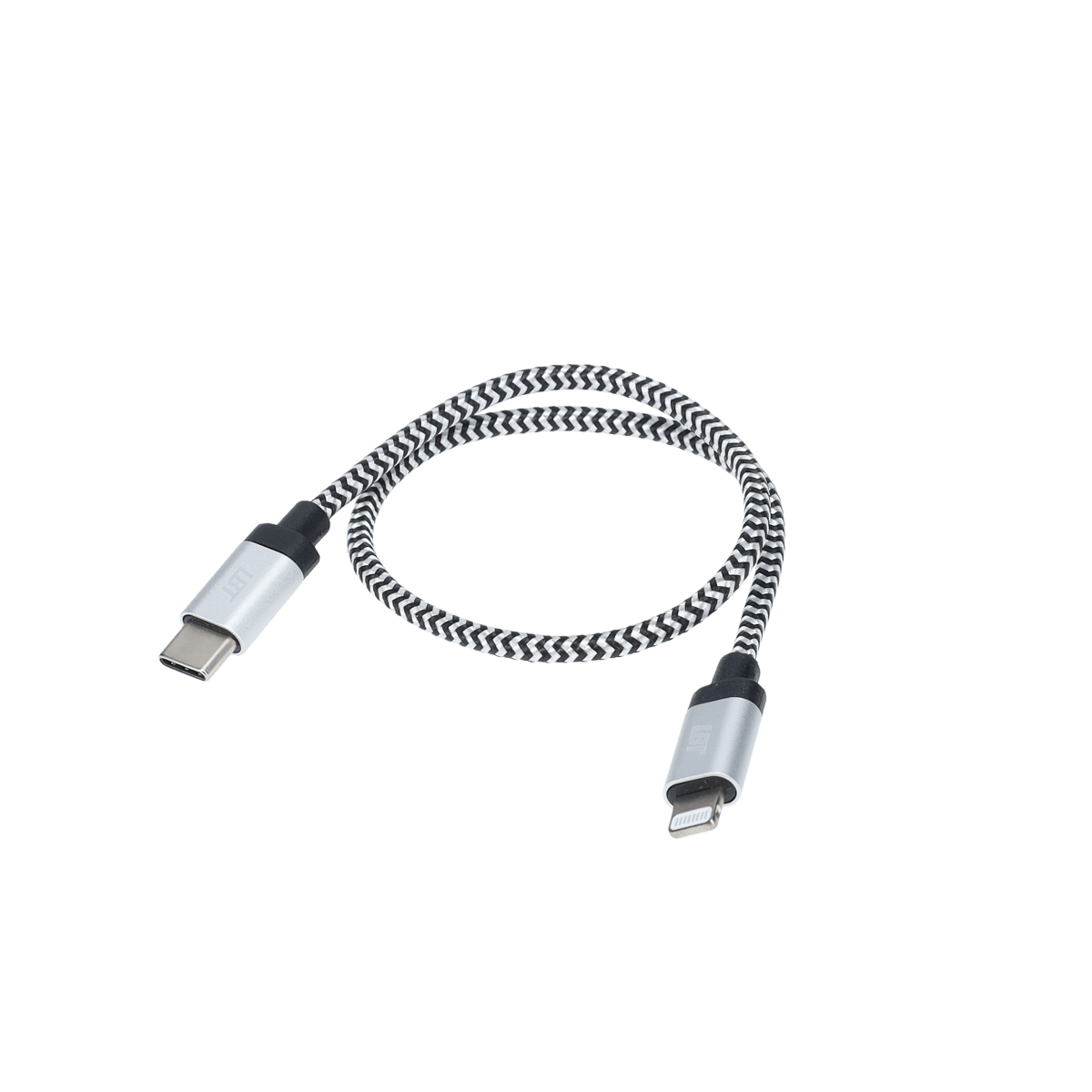 1 Ft. Braided Cable (USB-C to Lightning Cable)