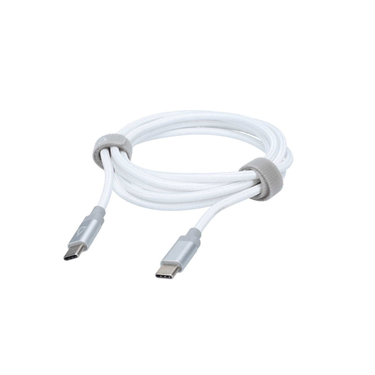 5 Ft. Braided White Cable (USB-C to USB-C)