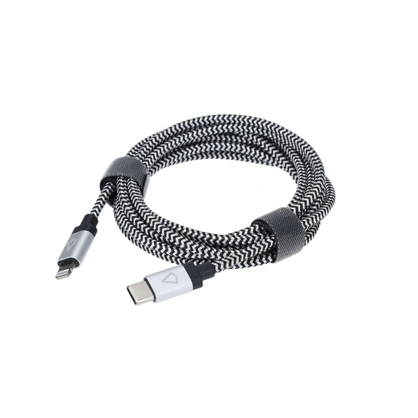 7 Ft. Braided Cable (USB-C to Lightning Cable)