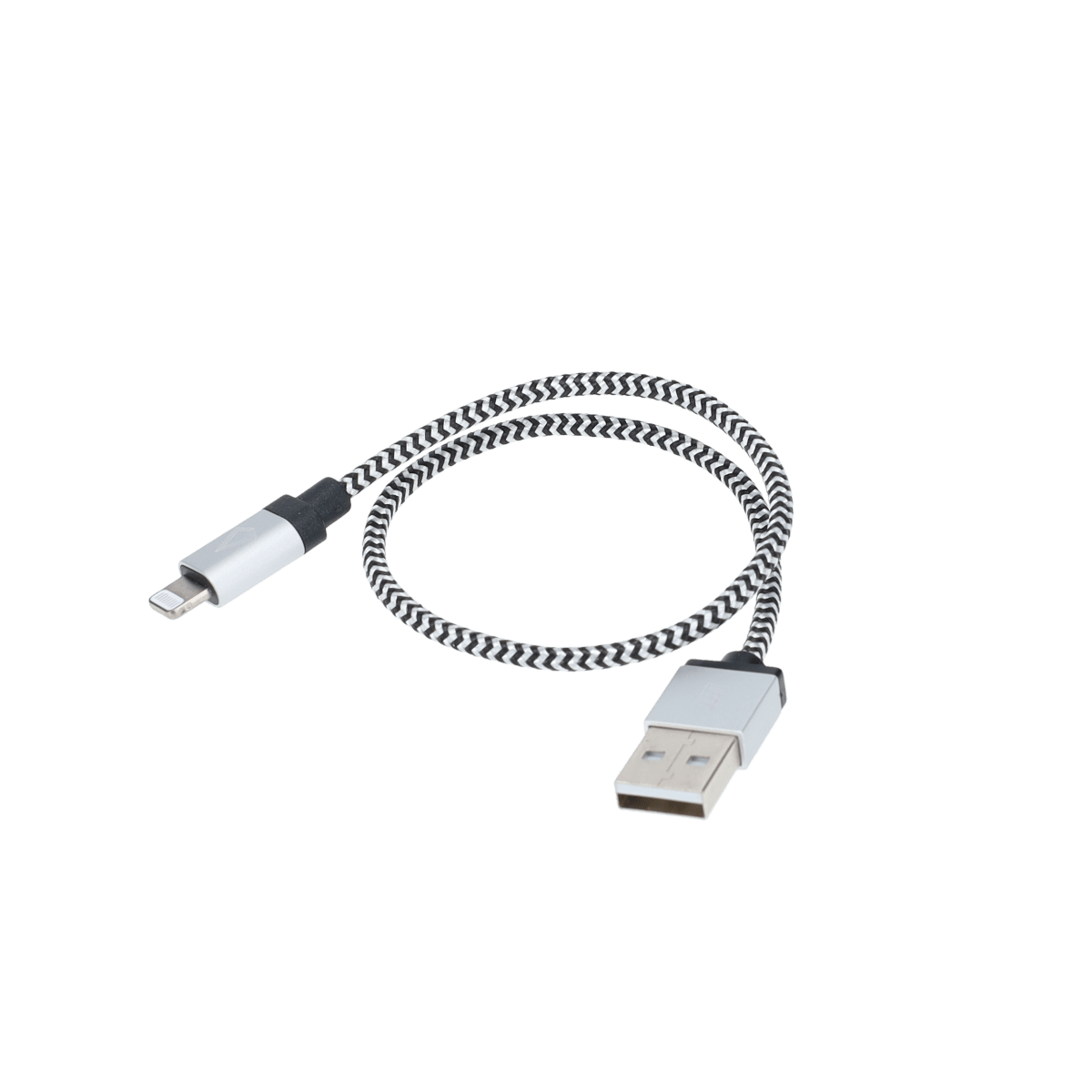 1 ft Braided Cable (USB-A to Lightning Cable)