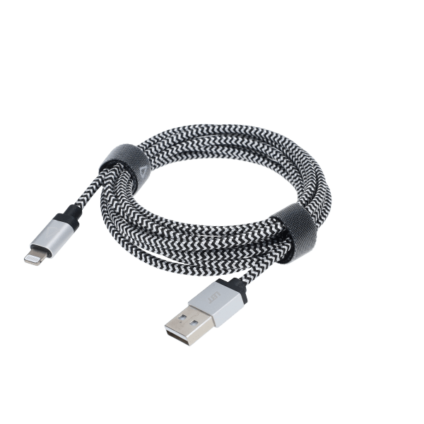 7 Ft. Braided Cable (USB-A to Lightning Cable)