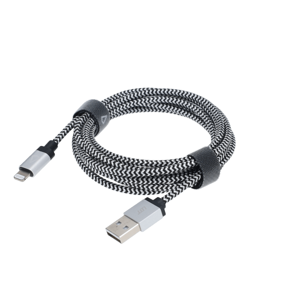 7 Ft. Braided Cable (USB-A to Lightning Cable)