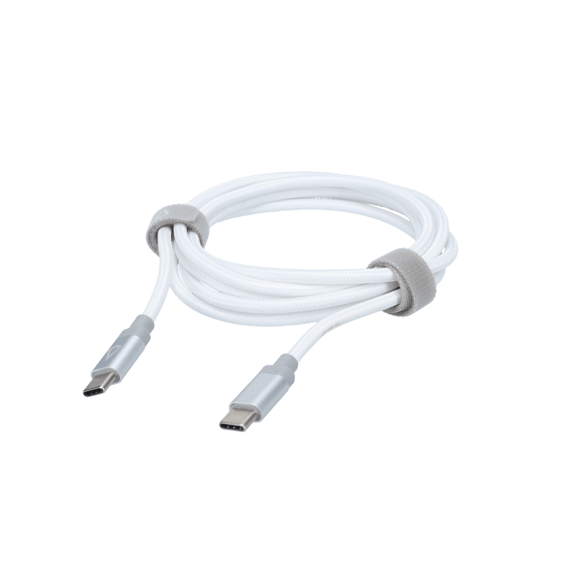 5 Ft. Braided White Cable (USB-C to USB-C)