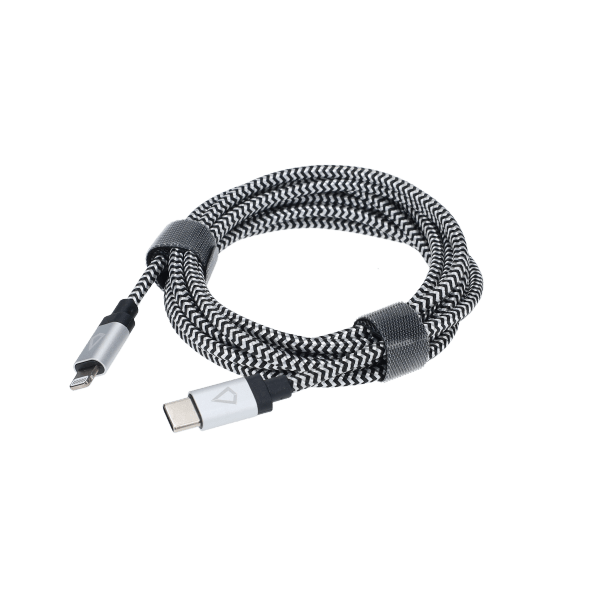 7 Ft. Braided Cable (USB-C to Lightning Cable)