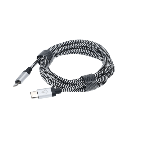 7 Ft. Braided Cable (USB-C to Lightning Cable)