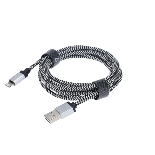 7 Ft. Braided Cable (USB-A to Lightning Cable)