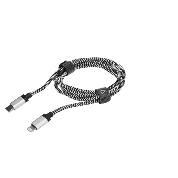 4 Ft. Braided Cable (USB-C to Lightning Cable)