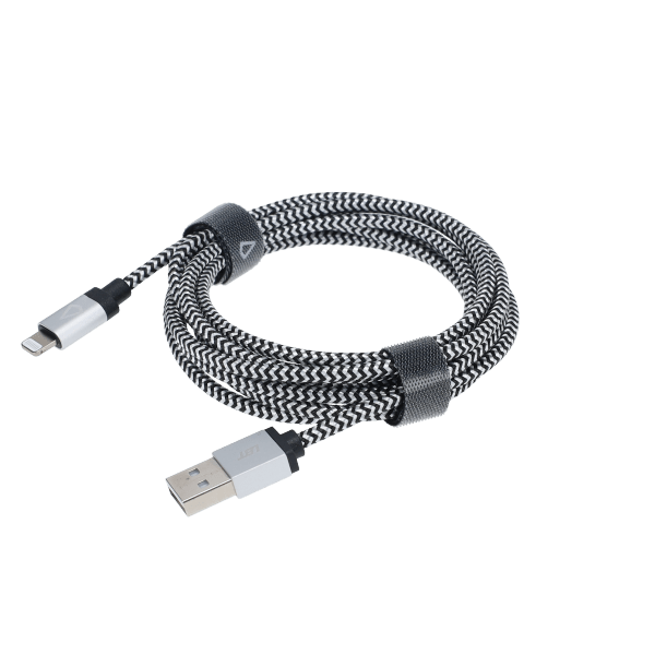 7 Ft. Braided Cable (USB-A to Lightning Cable)