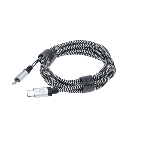 7 Ft. Braided Cable (USB-C to Lightning Cable)