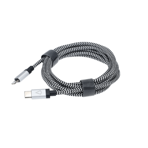 7 Ft. Braided Cable (USB-C to Lightning Cable)
