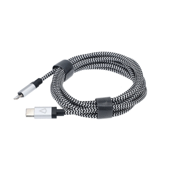 7 Ft. Braided Cable (USB-C to Lightning Cable)