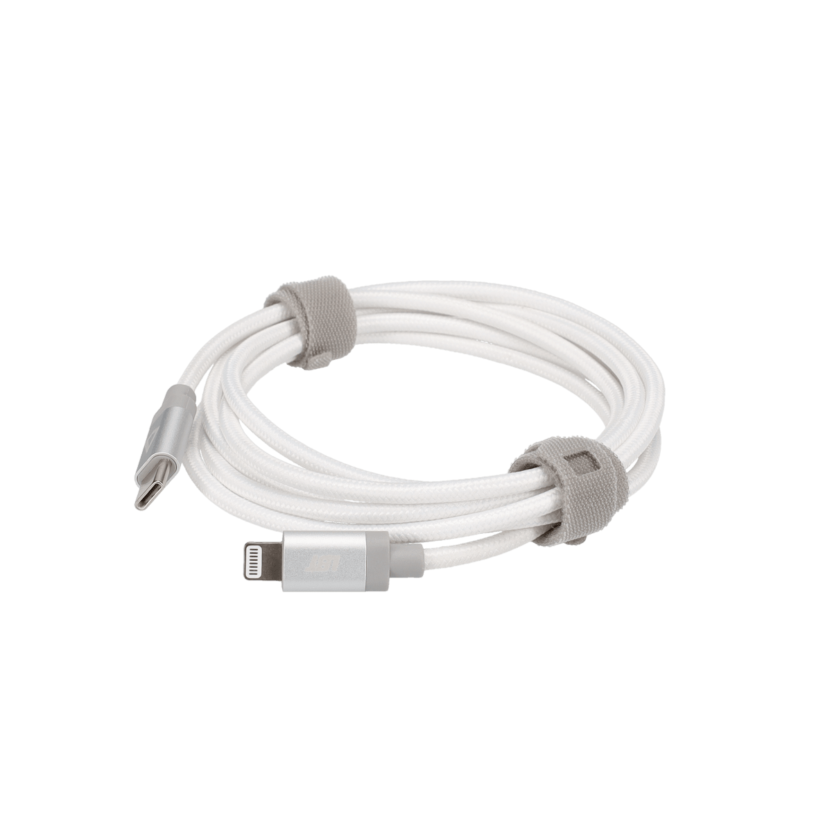 5 Ft. Braided White Cable (USB-C to Lightning)
