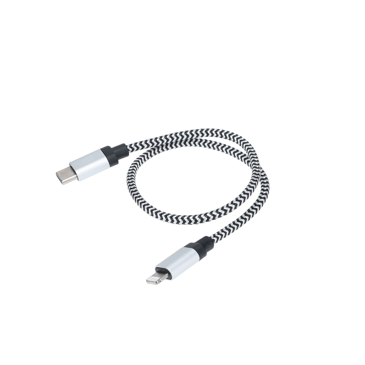 1 Ft. Braided Cable (USB-C to Lightning Cable)