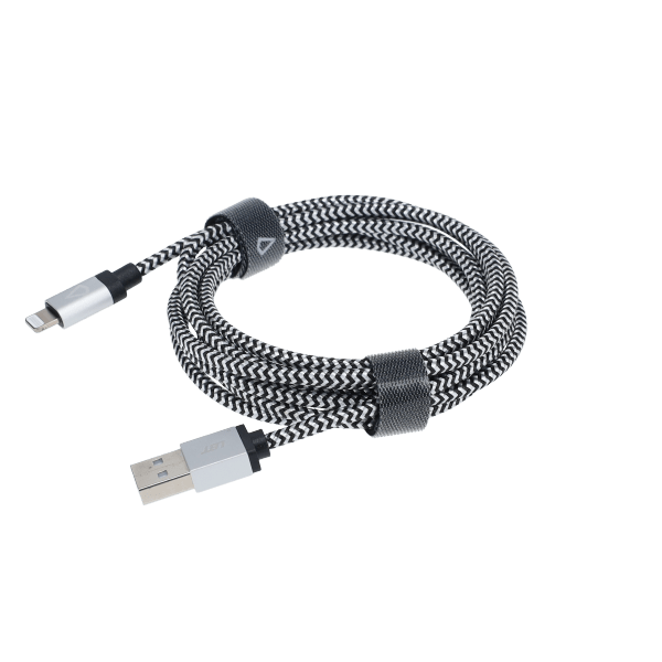 7 Ft. Braided Cable (USB-A to Lightning Cable)