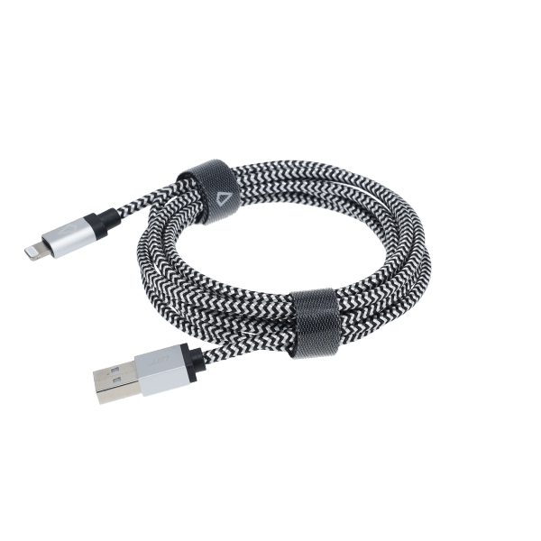 7 Ft. Braided Cable (USB-A to Lightning Cable)