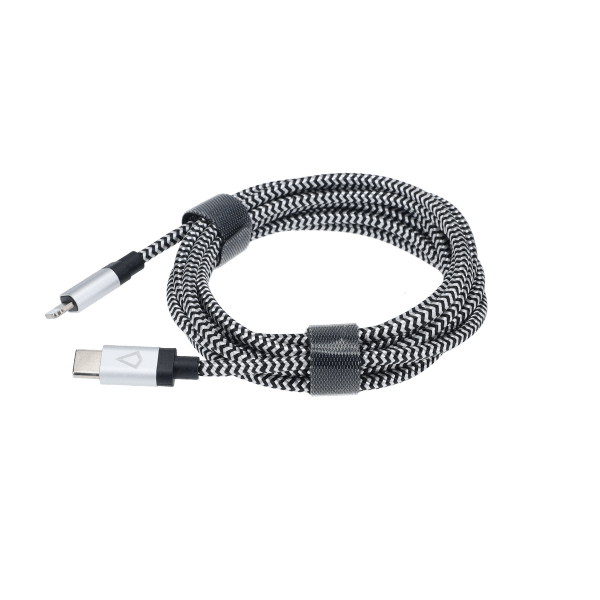 7 Ft. Braided Cable (USB-C to Lightning Cable)