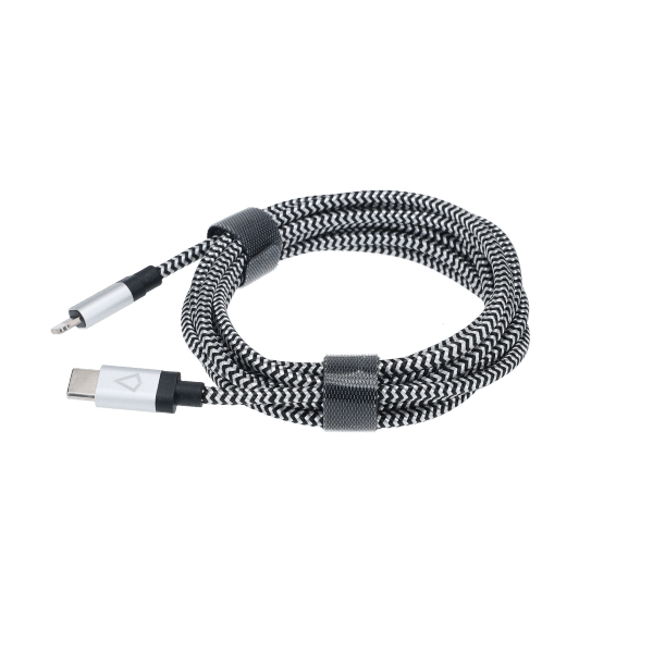 7 Ft. Braided Cable (USB-C to Lightning Cable)