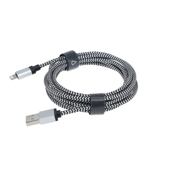 7 Ft. Braided Cable (USB-A to Lightning Cable)