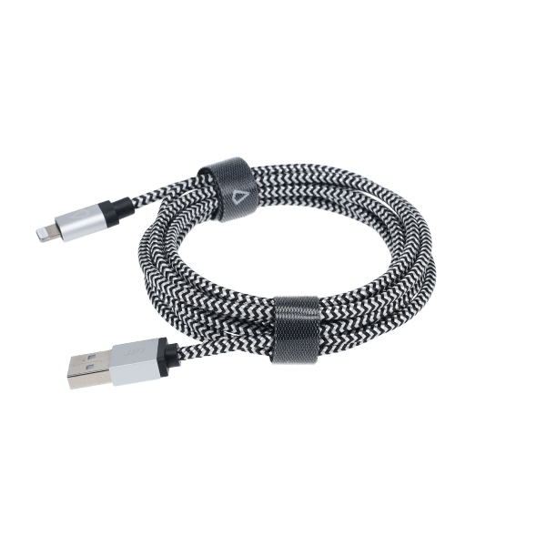 7 Ft. Braided Cable (USB-A to Lightning Cable)