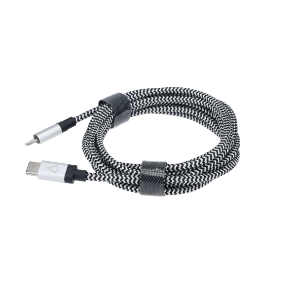 7 Ft. Braided Cable (USB-C to Lightning Cable)