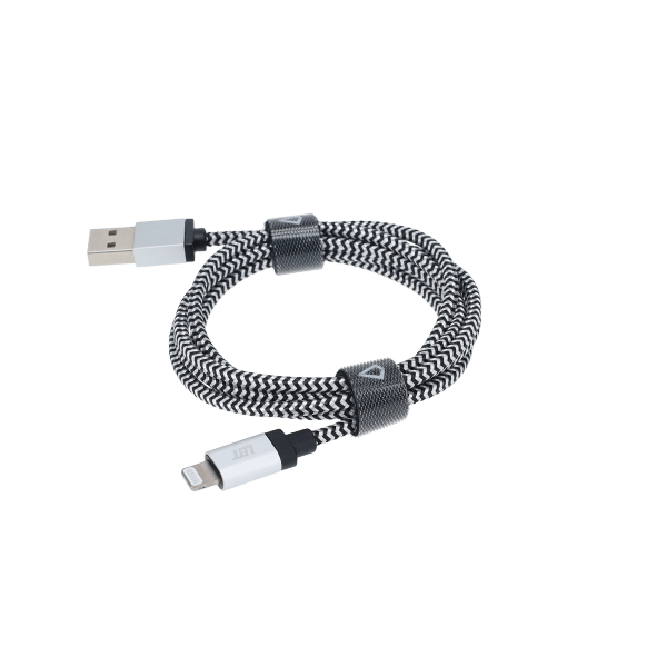 4 Ft. Braided Cable (USB-A to Lightning Cable)