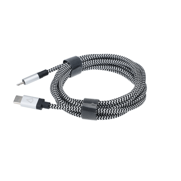 7 Ft. Braided Cable (USB-C to Lightning Cable)